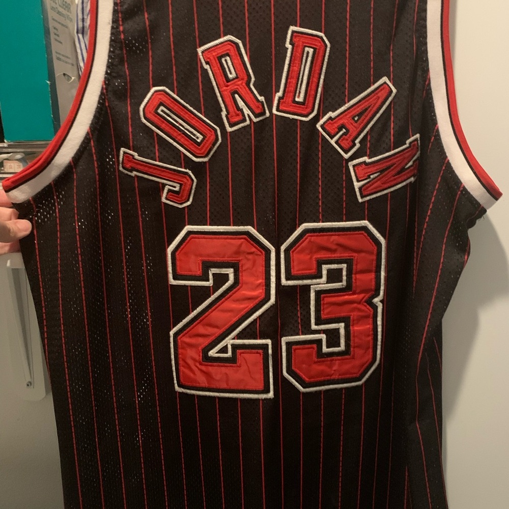 Chicago Bulls Michael Jordan Jersey Pinstripe by Nike